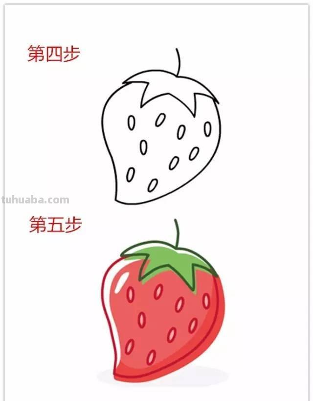 16种水果简笔画，4-6岁孩子很喜欢，妈妈们抓紧学习