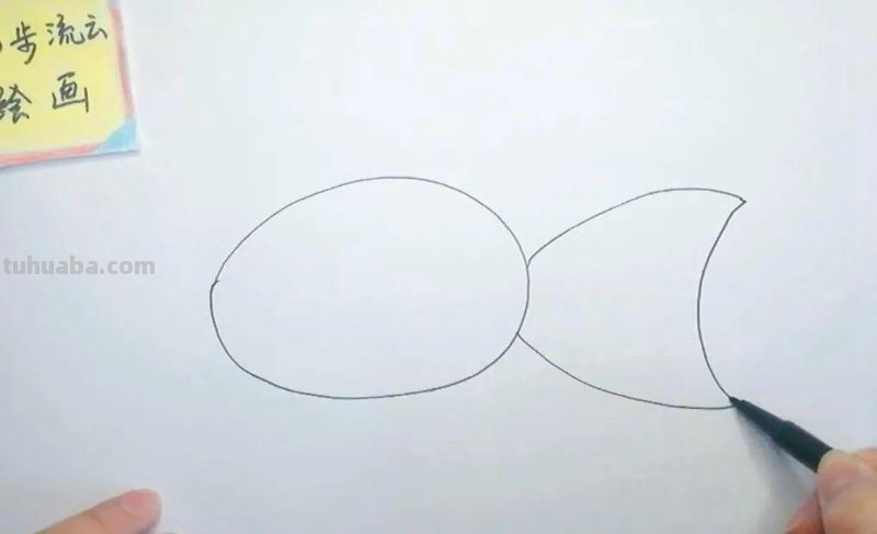 儿童简笔画教程：小鱼，简单易学的绘画步骤
