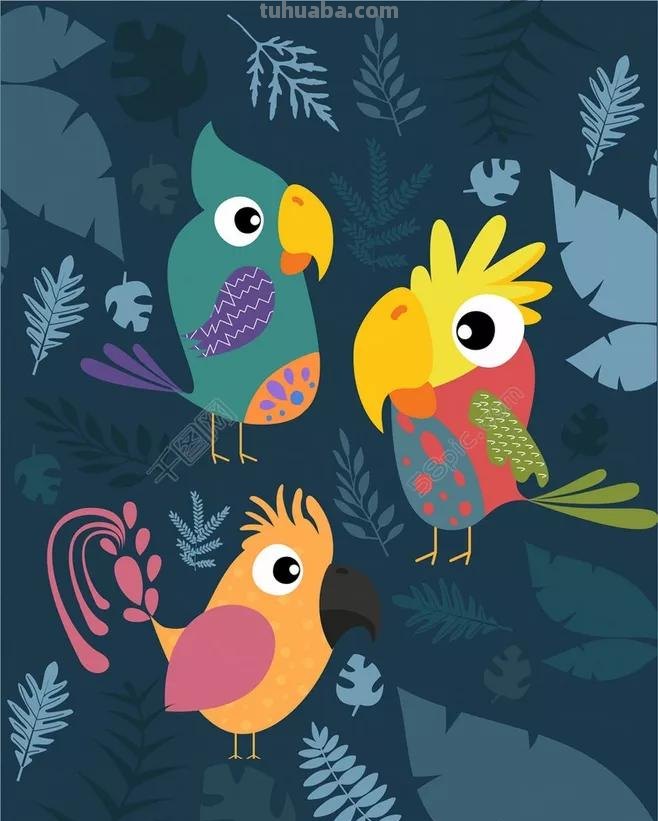 「合集!」小鸟有几种画法?来收下这50只可爱的卡通手绘鸟儿! 「合集!」小鸟有几种画法?来收下这50只可爱的卡通手绘鸟儿!