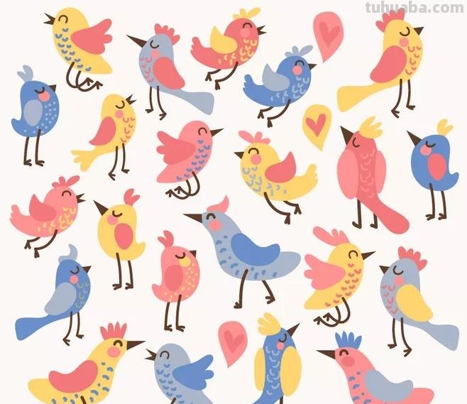 「合集!」小鸟有几种画法?来收下这50只可爱的卡通手绘鸟儿! 「合集!」小鸟有几种画法?来收下这50只可爱的卡通手绘鸟儿!