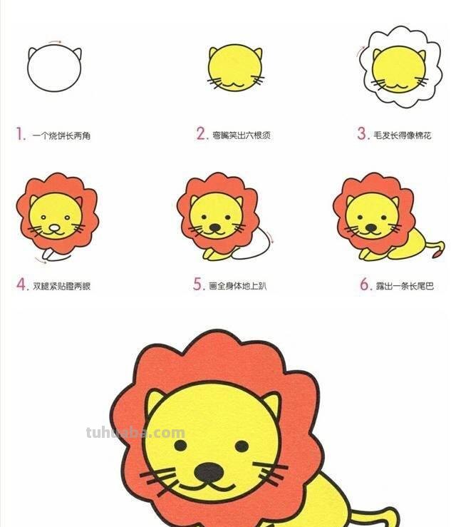 6步就能学会画各种小动物简笔画，这么简单，你不来学学画吗？