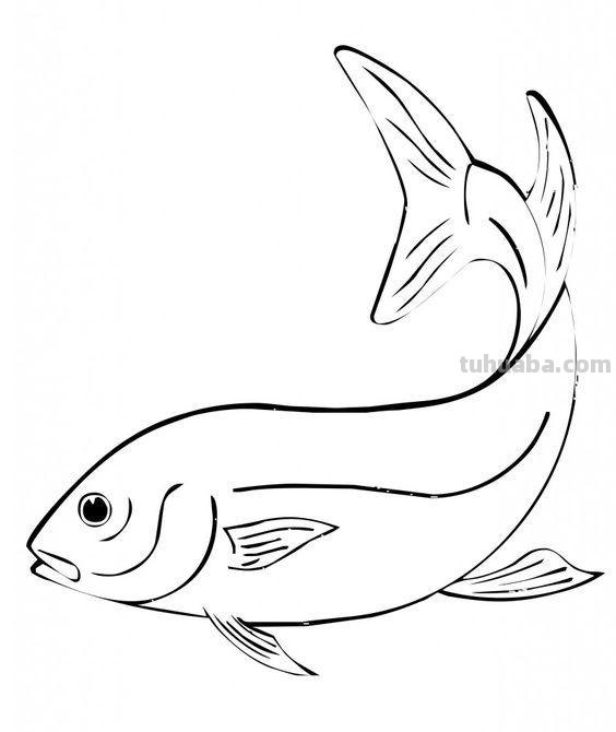 海洋生物简笔画线稿资料，收藏备用