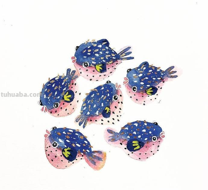 水生动物，简单的重复，拿去学习吧