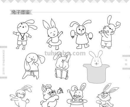 简笔画小动物图例小合集~值得收藏