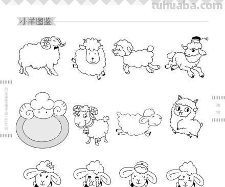 简笔画小动物图例小合集~值得收藏