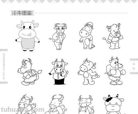 简笔画小动物图例小合集~值得收藏