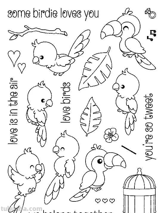 各种小动物简笔画线稿，适合零基础临摹学习的好资料