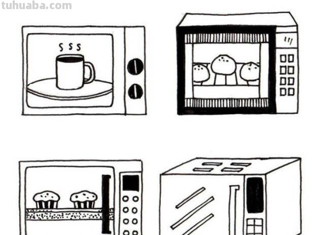 家用电器简笔画你会画吗？