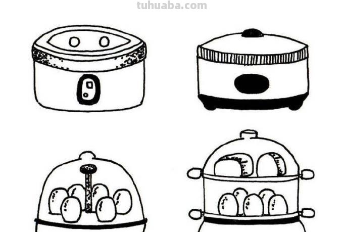 家用电器简笔画你会画吗？