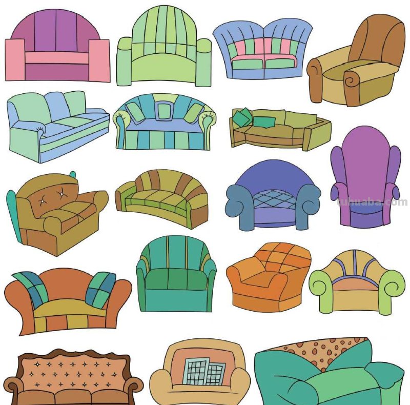 零基础简笔画教程：二十种家具简笔画，简单易学，快来临摹吧！