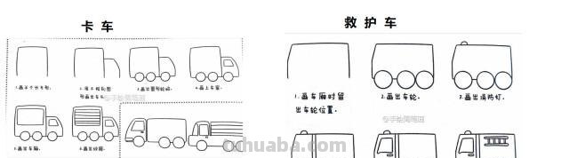 交通工具简笔画大全，必备收藏