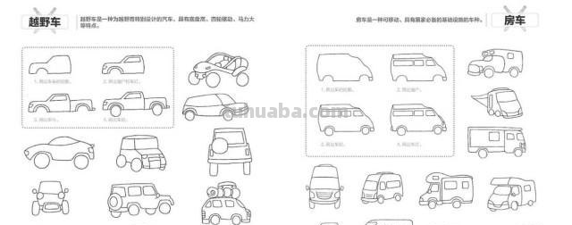 交通工具简笔画大全，必备收藏