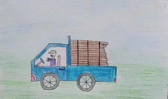 儿童画-各类交通工具（30张彩色简笔画帮宝宝收藏起来）