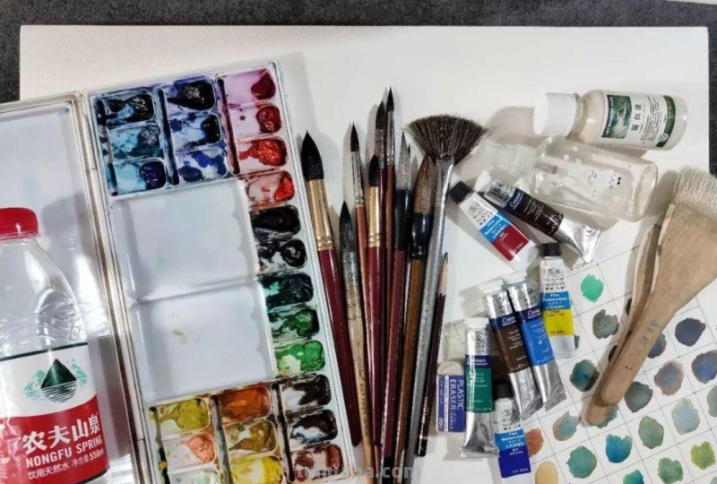 画水彩画都需要哪些工具，给你最全面的解答