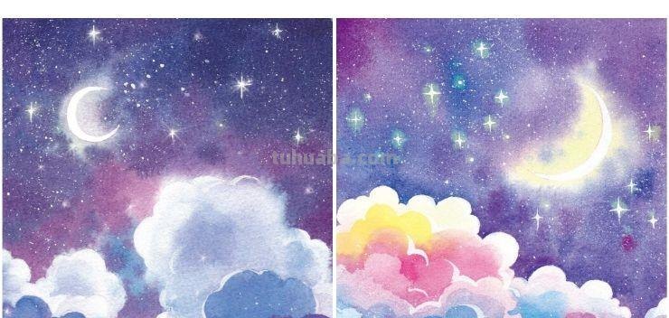 以梦入画！这些梦幻、唯美的水彩画，看完整个人都治愈了