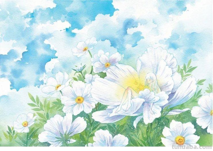 以梦入画！这些梦幻、唯美的水彩画，看完整个人都治愈了