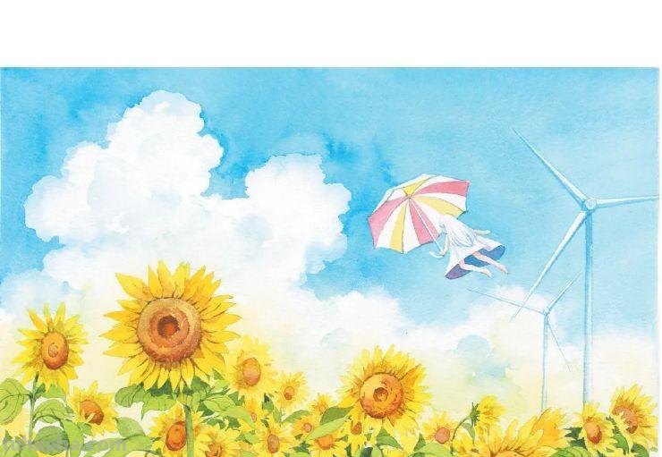 以梦入画！这些梦幻、唯美的水彩画，看完整个人都治愈了