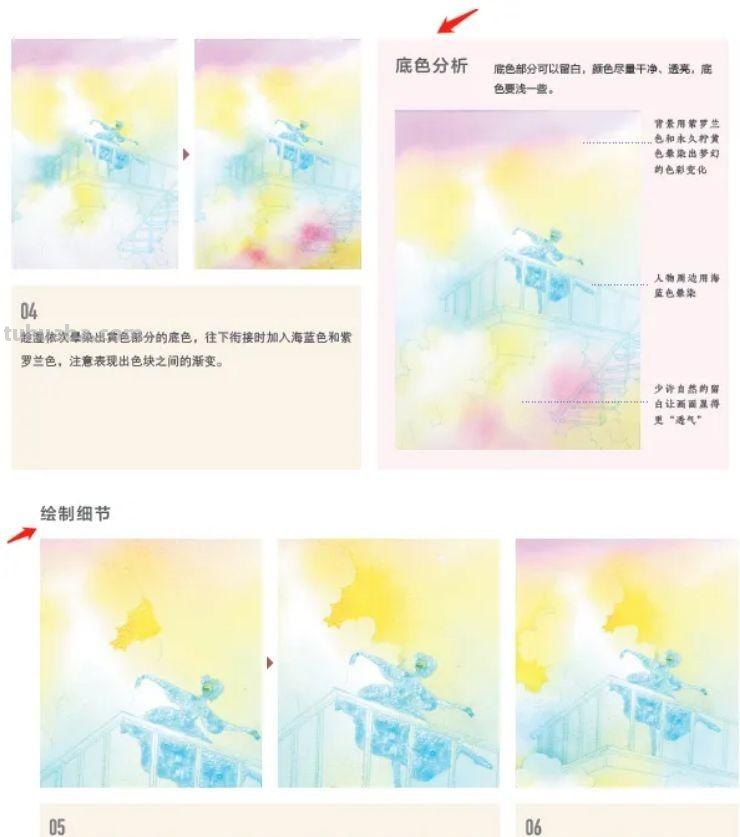 以梦入画！这些梦幻、唯美的水彩画，看完整个人都治愈了