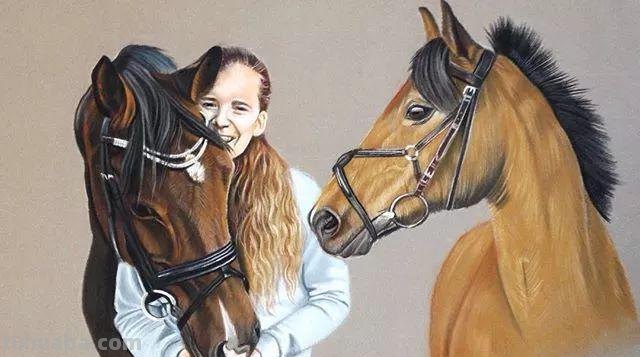 彩铅绘画素材—13幅超写实的彩铅绘画作品，超逼真