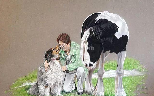 彩铅绘画素材—13幅超写实的彩铅绘画作品，超逼真