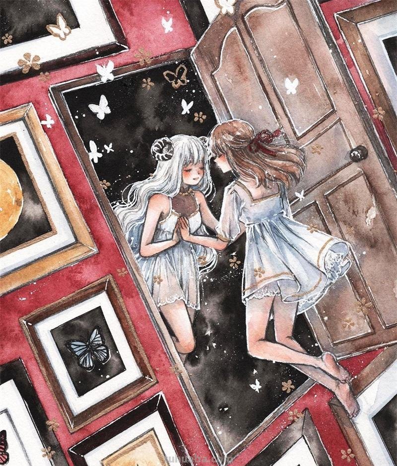 精选大神级水彩画人物，好美