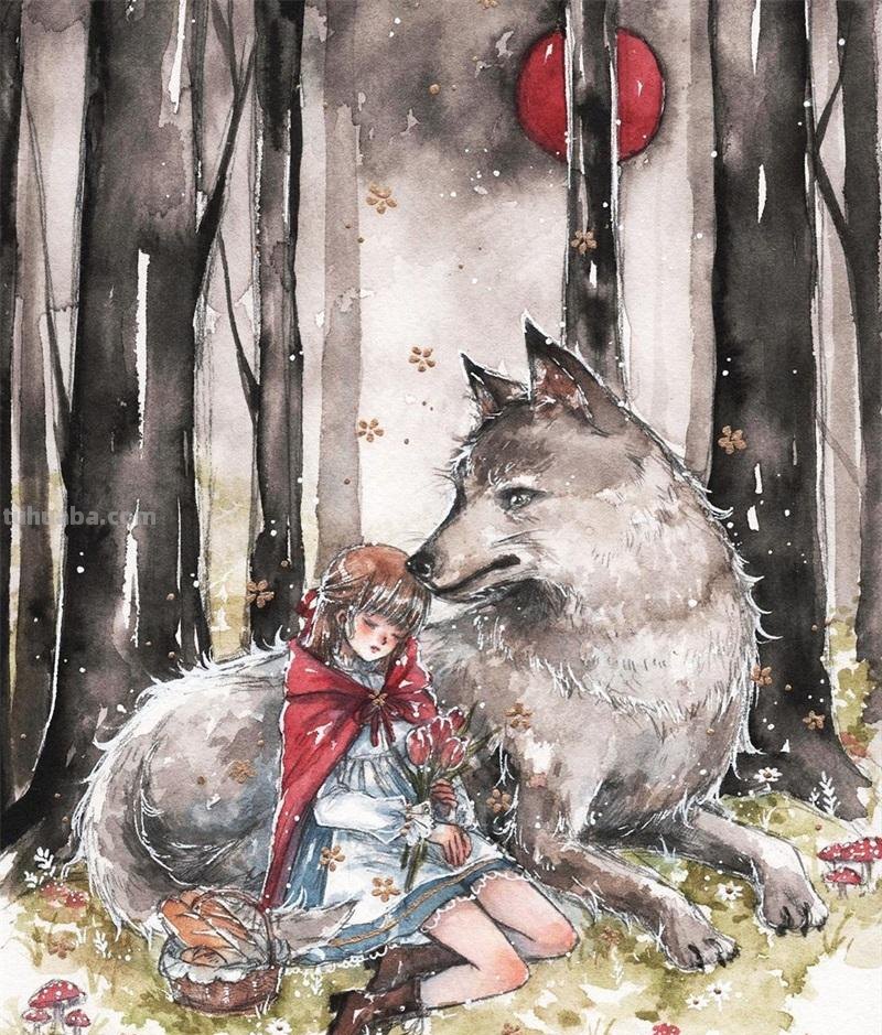 精选大神级水彩画人物，好美