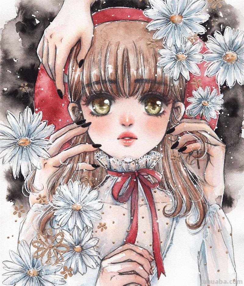 精选大神级水彩画人物，好美