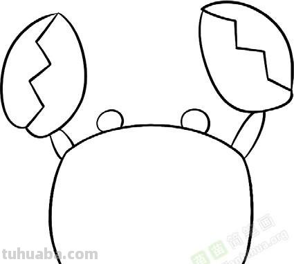 螃蟹怎么画简笔画图画（螃蟹怎么画简笔画图画大全）