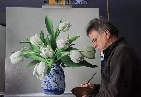 写实静物花卉油画 - 比利时画家彼得·瓦格曼作品专辑