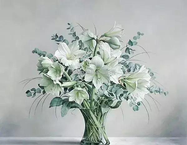 写实静物花卉油画 - 比利时画家彼得·瓦格曼作品专辑