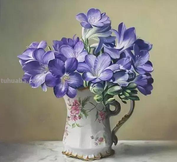 写实静物花卉油画 - 比利时画家彼得·瓦格曼作品专辑