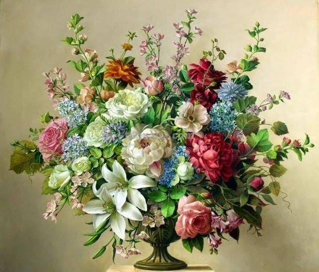 写实静物花卉油画 - 比利时画家彼得·瓦格曼作品专辑