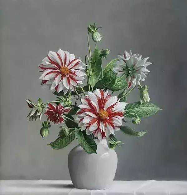 写实静物花卉油画 - 比利时画家彼得·瓦格曼作品专辑