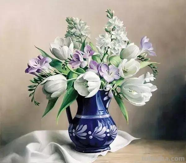 写实静物花卉油画 - 比利时画家彼得·瓦格曼作品专辑