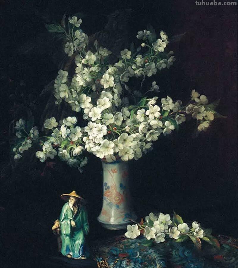 赏心悦目缤纷多彩静物花卉油画作品欣赏