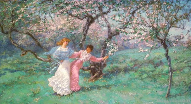 浪漫多彩的生活-John Hennessy油画作品欣赏