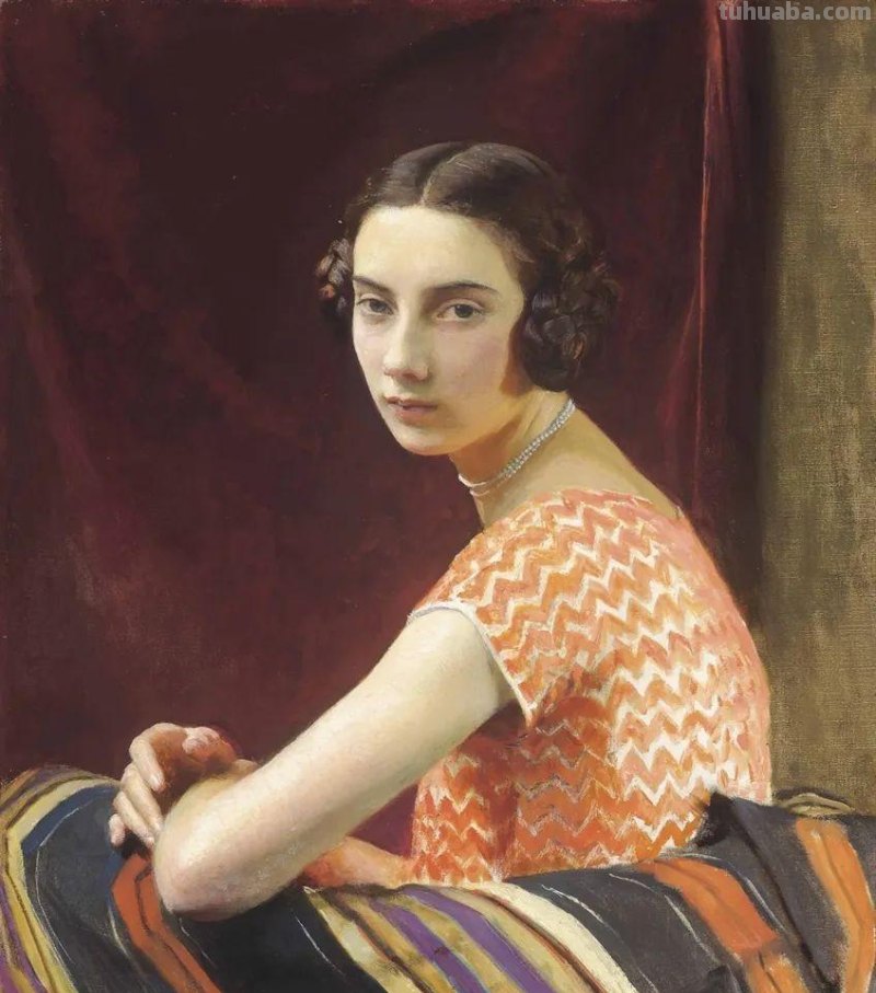 英国浪漫主义画家乔治.斯宾塞写实油画人物作品专辑