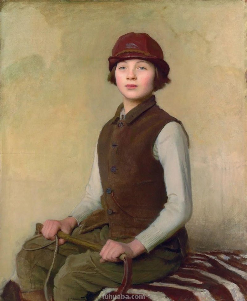 英国浪漫主义画家乔治.斯宾塞写实油画人物作品专辑