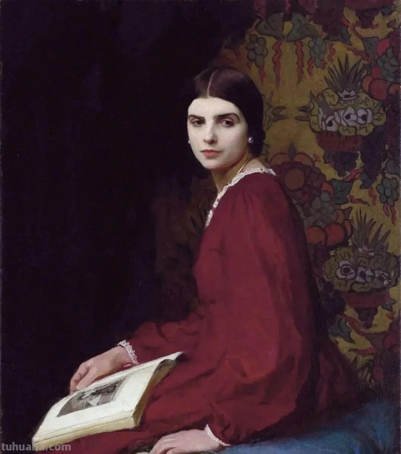 英国浪漫主义画家乔治.斯宾塞写实油画人物作品专辑