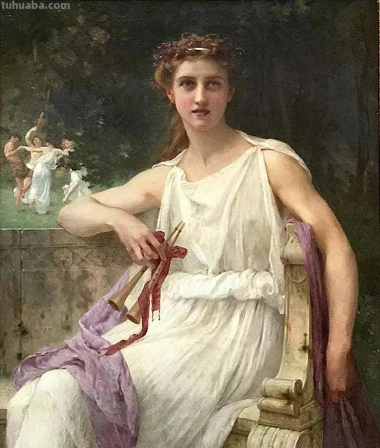 文艺美人-法国画家吉娄梅古典人物油画作品欣赏