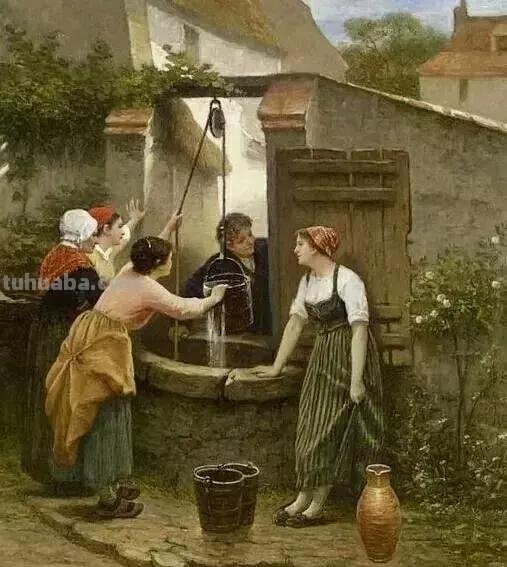 文艺美人-法国画家吉娄梅古典人物油画作品欣赏