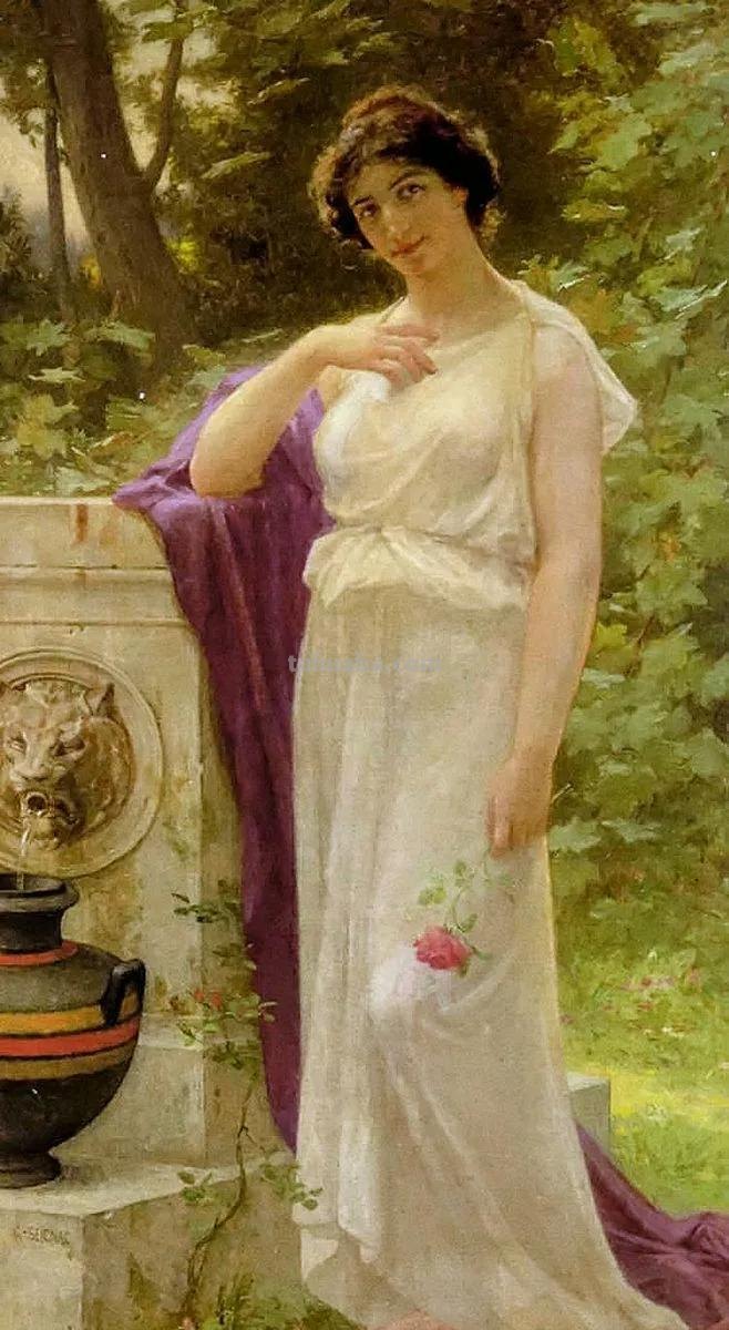 文艺美人-法国画家吉娄梅古典人物油画作品欣赏