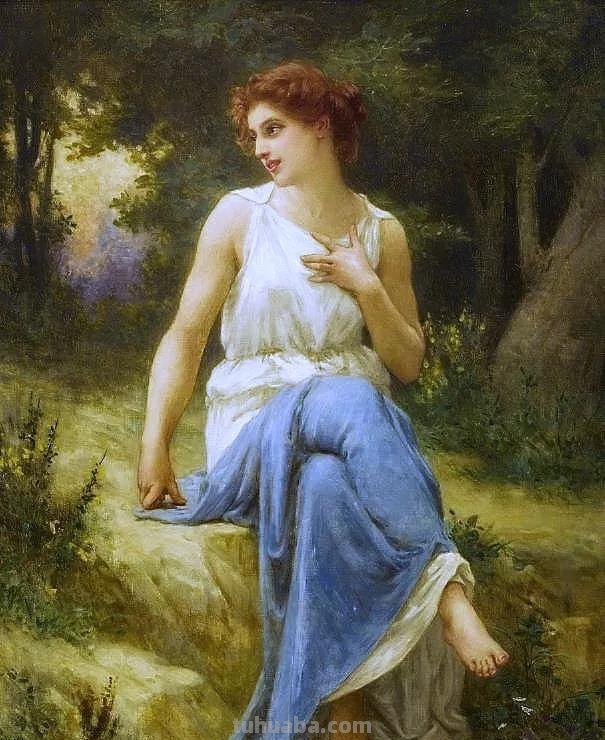 文艺美人-法国画家吉娄梅古典人物油画作品欣赏