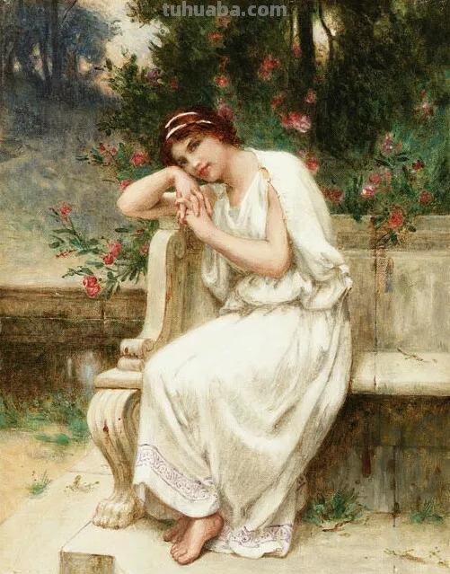 文艺美人-法国画家吉娄梅古典人物油画作品欣赏