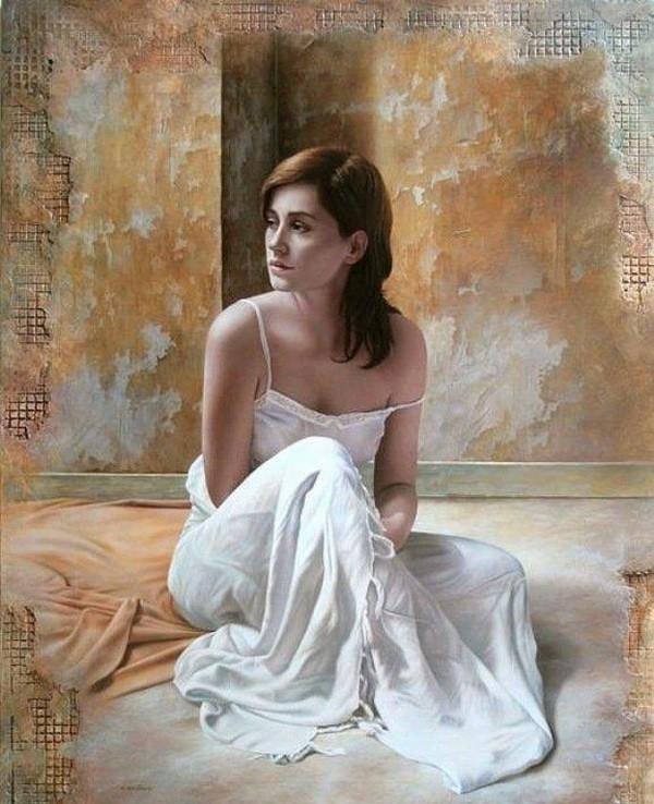 新具象绘画 - 法国现代画家帕斯卡尔人物油画作品欣赏