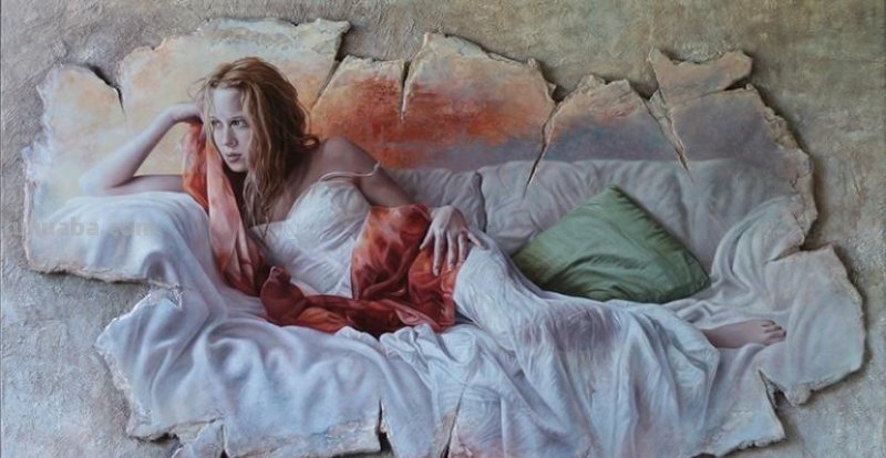 新具象绘画 - 法国现代画家帕斯卡尔人物油画作品欣赏