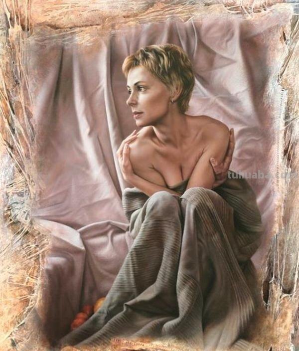 新具象绘画 - 法国现代画家帕斯卡尔人物油画作品欣赏