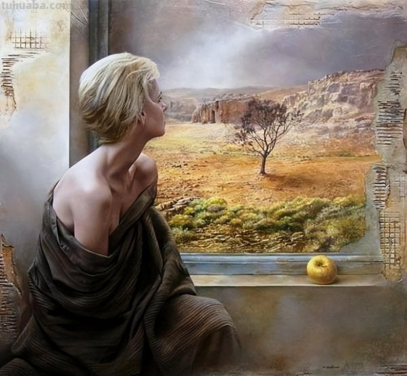 新具象绘画 - 法国现代画家帕斯卡尔人物油画作品欣赏