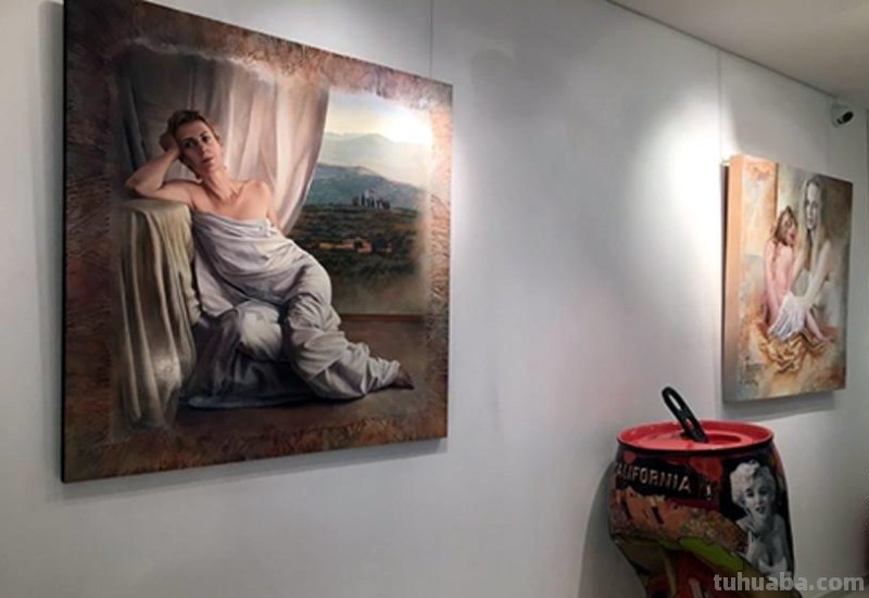 新具象绘画 - 法国现代画家帕斯卡尔人物油画作品欣赏