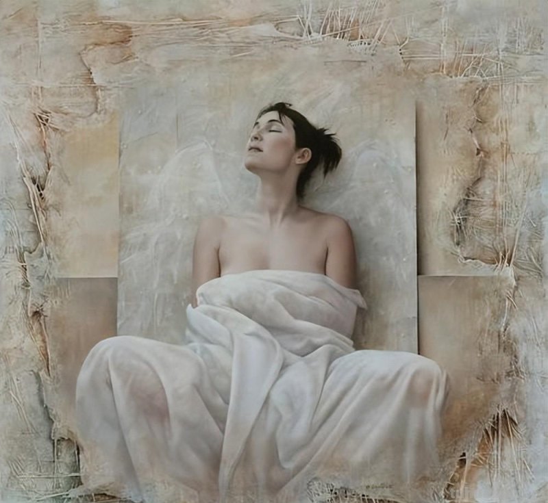 新具象绘画 - 法国现代画家帕斯卡尔人物油画作品欣赏